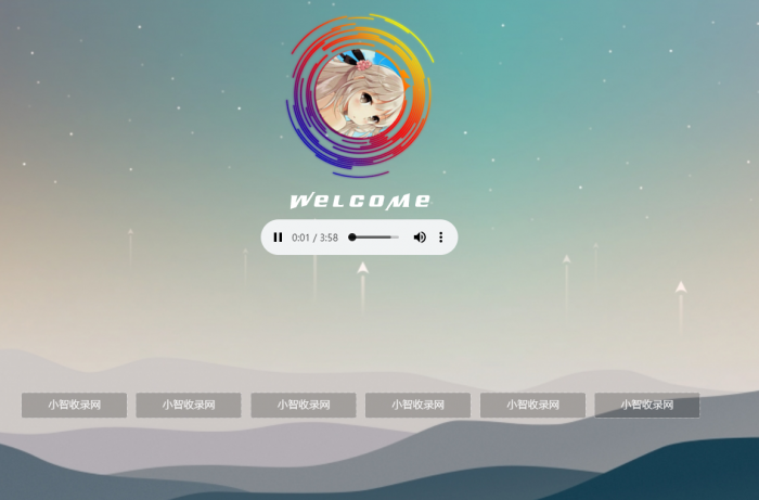 图片[1]-非常漂亮的一款html引导页导航网站旋转头像变幻背景单页源码-RJCK软件仓库-国内外原版软件&素材源码下载